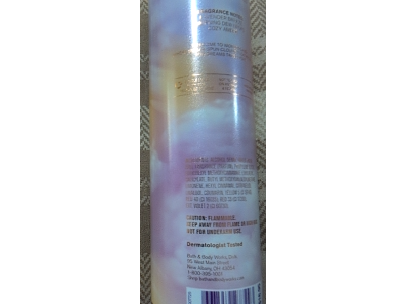 Bath & Body Works Cloud Nine Fine Fragrance Mist, 8 fl oz/236 mL
