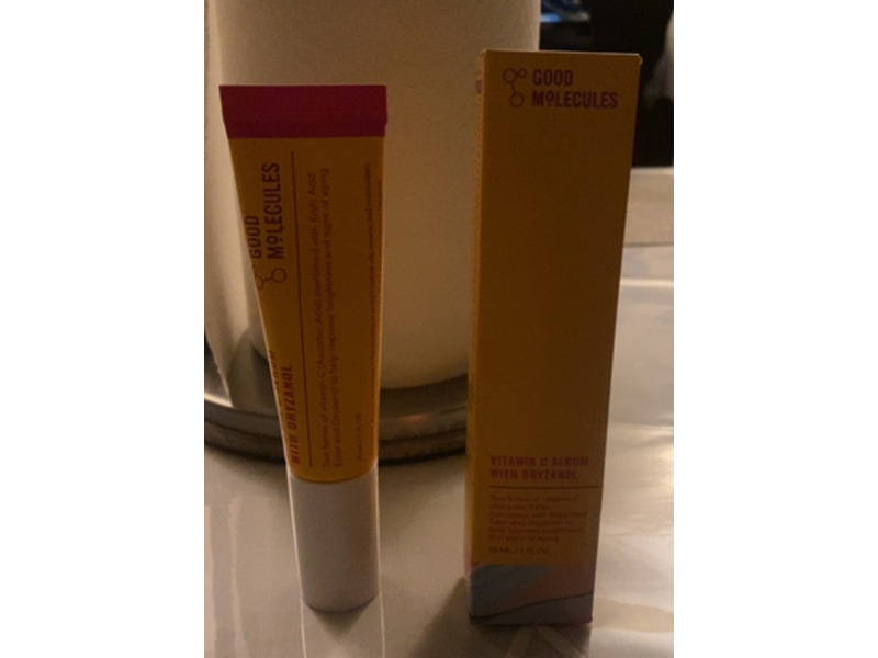 Good Molecules Vitamin C Serum, Oryzanol, 1 fl oz/30 mL