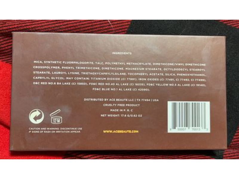 Ace Beaute Bronzer Palette, Bronzed In Paradise, 0.62 oz/17.6 g