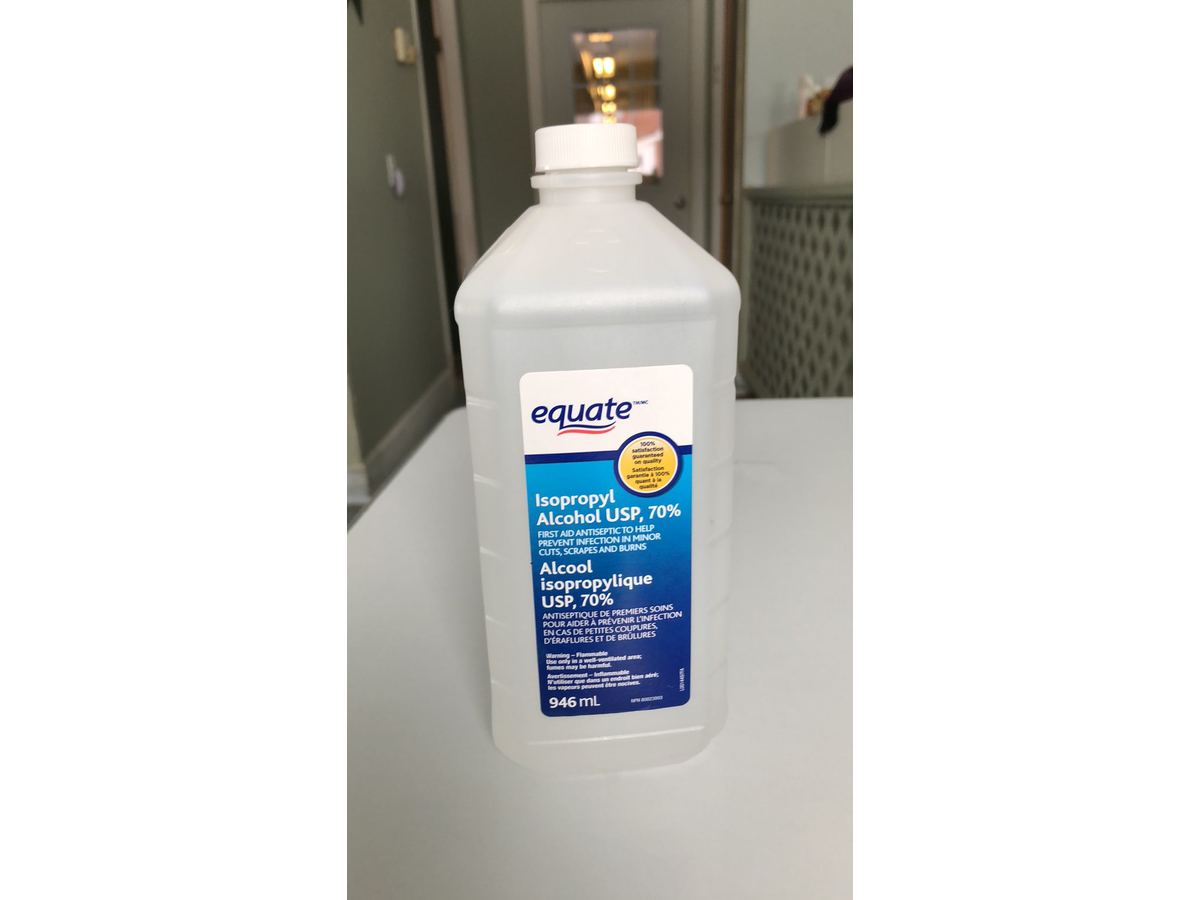Equate Isopropyl Alcohol USP, 70, 946 mL Ingredients and Reviews