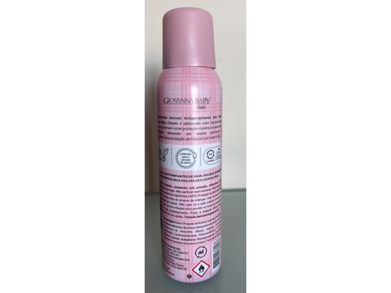 Giovanna Baby Classic Aerosol Deodorant, 150 mL