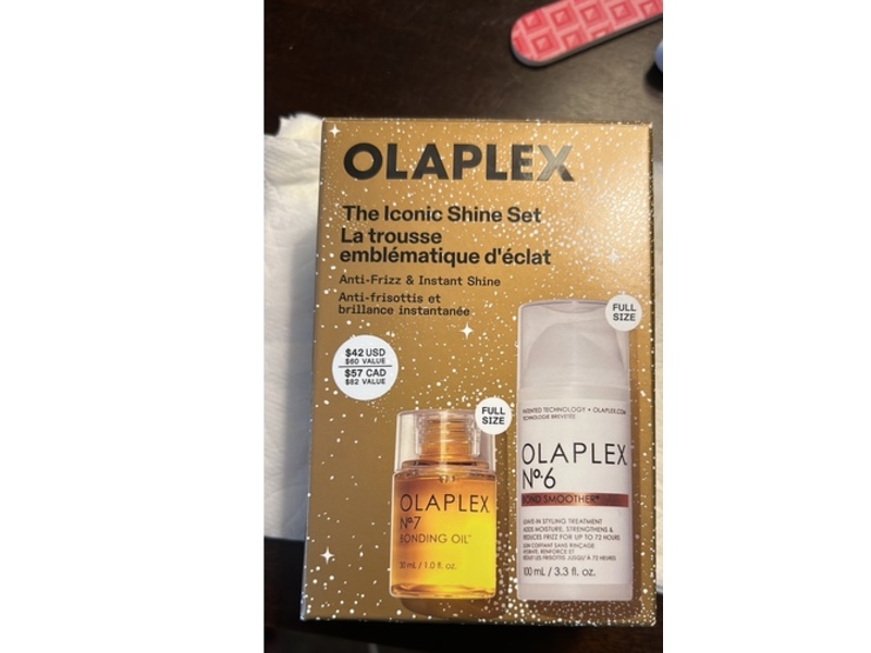 Olaplex Anti-Frizz & Instant Shine Iconic Shine Set, 1 fl oz/30 mL