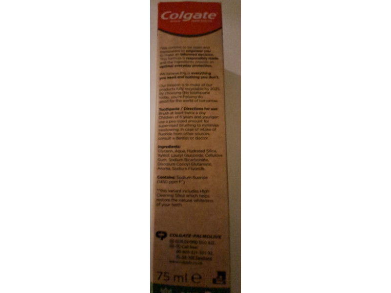 Colgate Smile For Good Toothpaste, Whitening, 75 mL