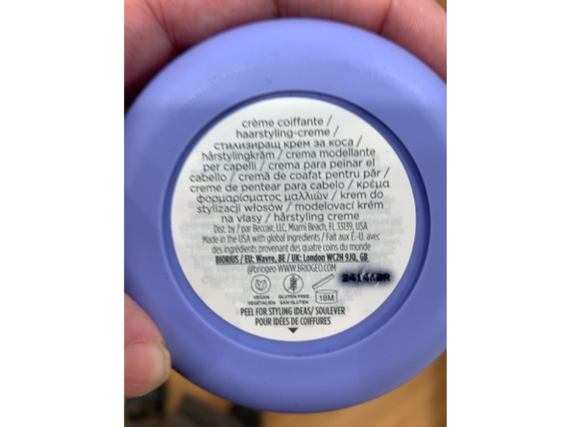 Briogeo Style + Treat Light Work Sculpting Creme, Yuzu + Plum Oil, 1.75 fl oz/51 mL