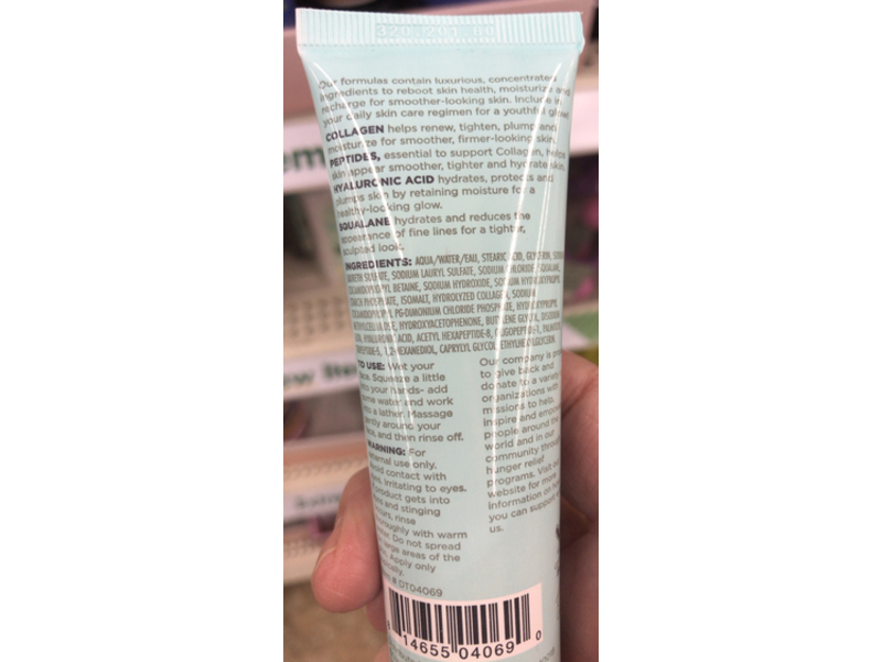 Smooth & Lift Collagen Facial Cleanser, 2 fl oz/60 mL