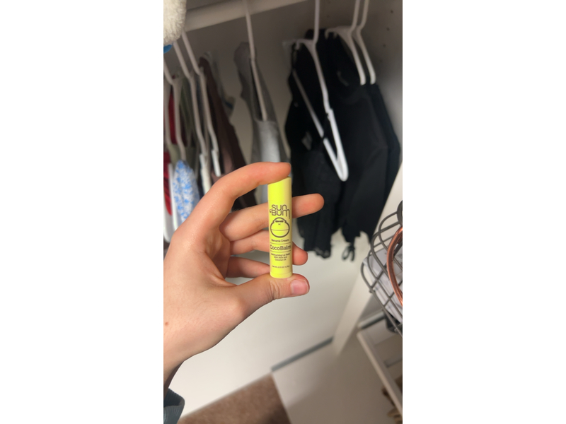 Sun Bum Coco Balm, Banana Cream, 0.15 oz/4.25 g