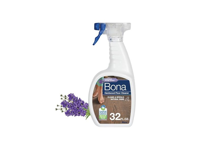 Bona Hardwood Floor Cleaner, Lavender Thyme, 32 fl oz/946 mL