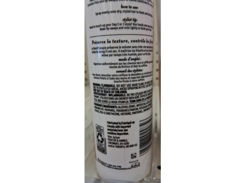 Pantene Pro-V Volume Texture Non-Aerosol Hairspray, 8.5 fl oz/252 mL