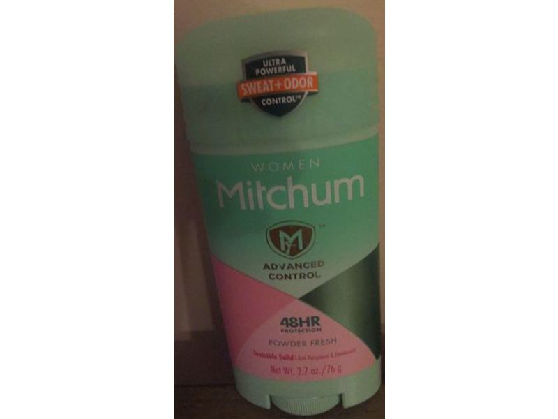 Mitchum Anti-Perspirant & Deodorant, Advanced Control, Powder Fresh, 2.7 oz/76 g