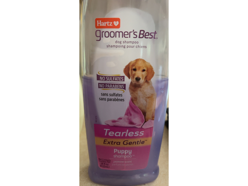 Hartz Groomer's Best Dog Shampoo, Jasmine Scent, 18 fl oz/5.32 mL