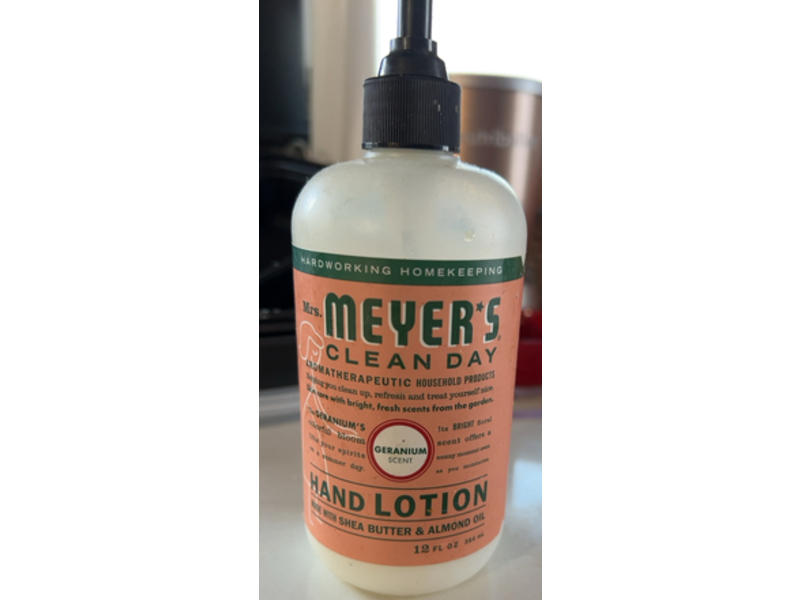 Mrs. Meyer's Clean Day Hand Lotion, Geranium, 12 fl oz/354 mL