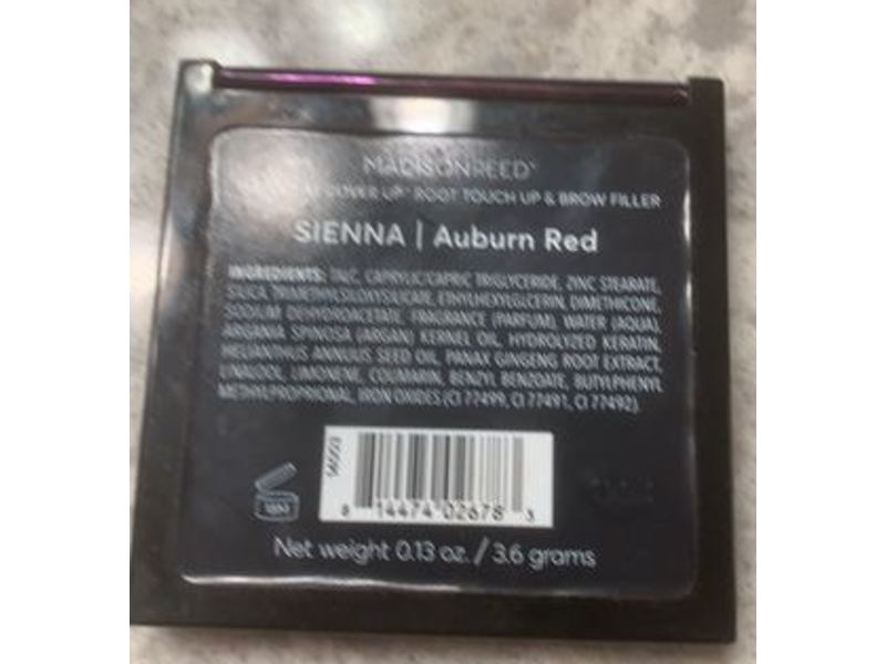 Madison Reed Root Touch Up + Brow Filler, Sienna Auburn Red, 0.13 oz/3.6 g
