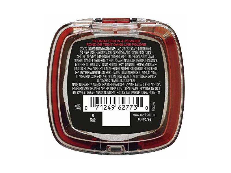 L'oreal Paris Infallible Fresh Wear Foundation in a Powder, Pearl, 0.31 oz/9 g