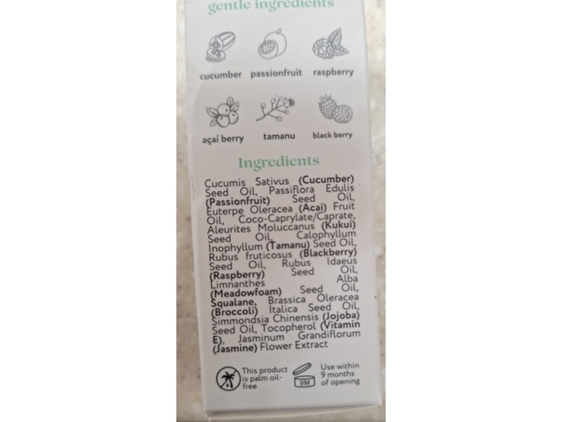 Verv Skin Green Acai Barrier Boost Face Oil, 1.05 oz/30 g