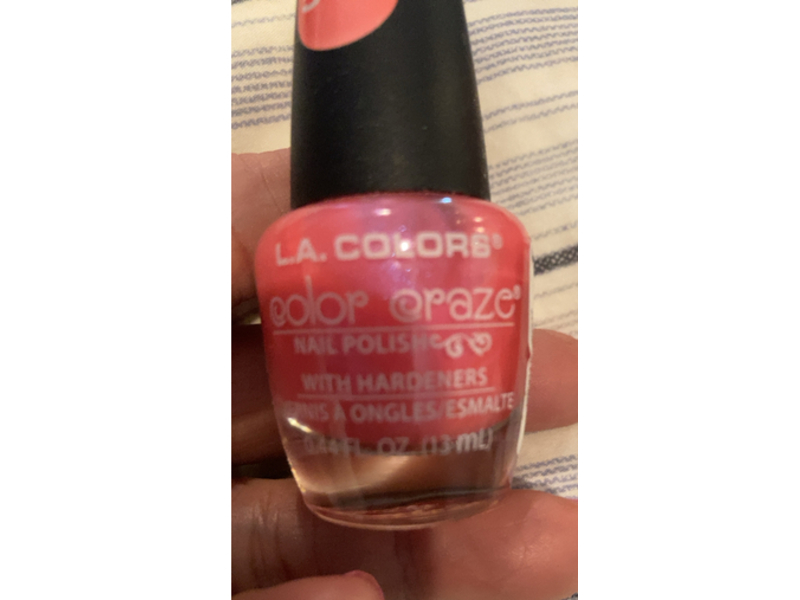 L.A. Colors Color Craze Nail Polish, 514 Pizzaz, 0.44 fl oz/13 mL
