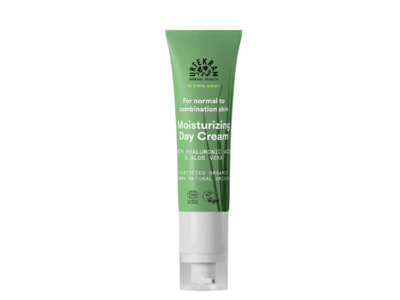 Urtekram Blown Away Moisturizing Day Cream, Hyaluronic Acid & Aloe Vera, 1.69 fl oz/50 mL