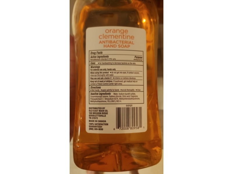 Studio Selection Orange Clementine Antibacterial Hand Soap, 50 fl oz/1.48 L
