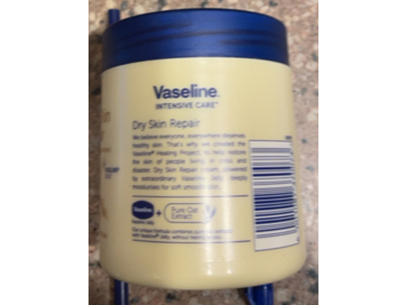 Vaseline Intensive Care Dry Skin Repair Body Cream, 13.52 fl oz/400 mL