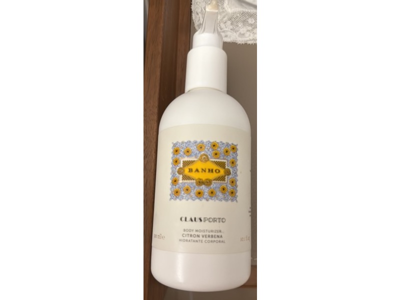 Claus Porto Banho Body Moisturizer, Citron Verbena, 10.1 fl oz/300 mL