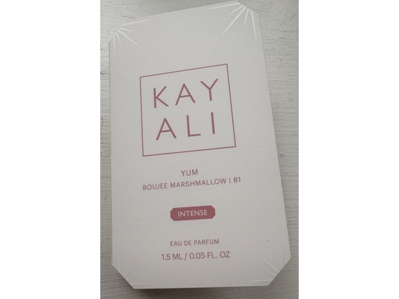 Kayali Eau De Parfum, Intense, Yum Boujee Marshmallow 81, 0.05 fl oz/1.5 mL
