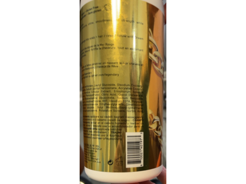 IGK Legendary Dream Hair Shampoo, 33.8 fl oz/1000 mL