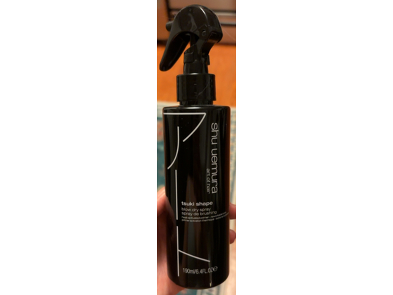 Shu Uemura Tsuki Shape Heat-Activated Blow Dry Spray, 6.4 fl oz/190 mL