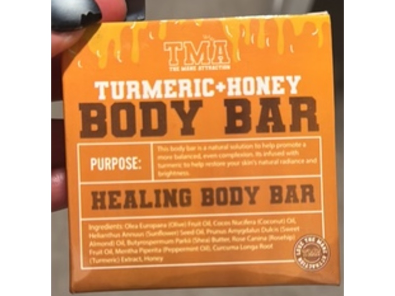 The Mane Attraction Healing Body Bar, Turmeric + Honey