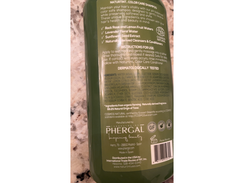 Naturtint Color Care Shampoo for Color-Treated, Dry, or Normal Hair