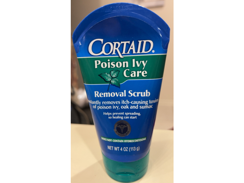 Cortaid Removal Scrub, Poison Ivy Care, 4 oz/113 g