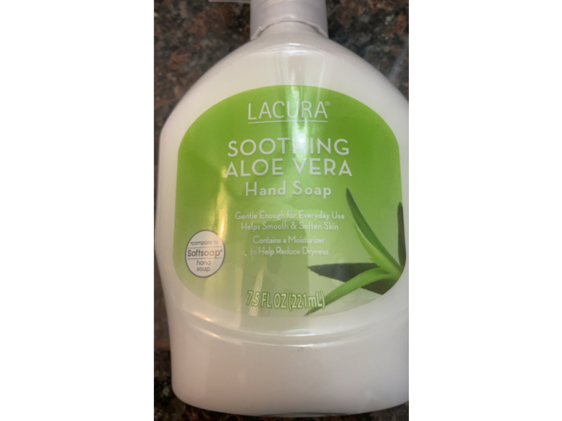 Lacura Soothing Aloe Vera Hand Soap, 7.5 fl oz (221 mL)