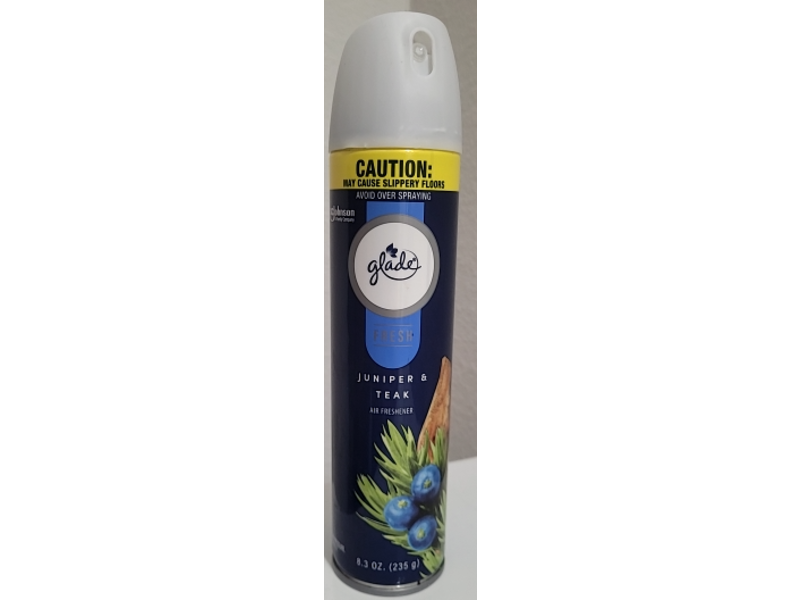Glade Fresh Air Freshener, Juniper & Teak, 8.3 oz/235 g, Pack Of 6