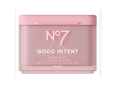 No7 Good Intent Clarifying Acid Pads, 80 Count