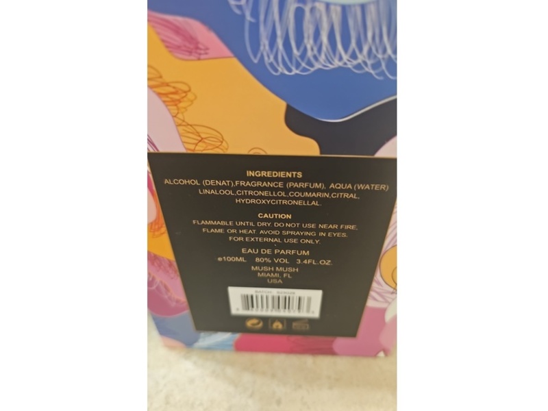 Mush Mush Eau De Parfum, Oriental Nibres, 100 mL