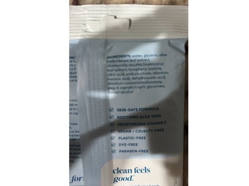 GoodWipes Actually Flushable Wipes, Fragrance Free, 18 Count
