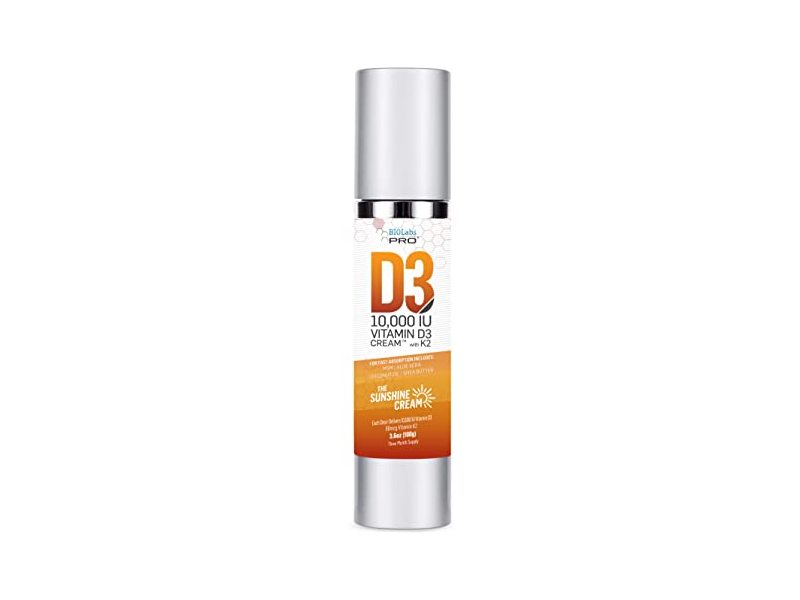 Biolabs Pro The Sunshine Cream, Vitamin D3, 3.6 oz/100 g