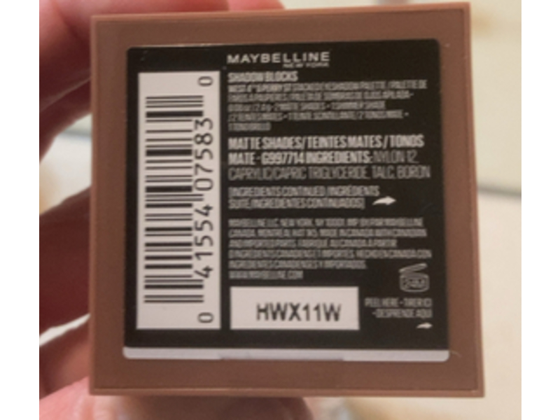 Maybelline Shadow Blocks Palette, West 4th & Perry St, 0.08 oz/2.4 g