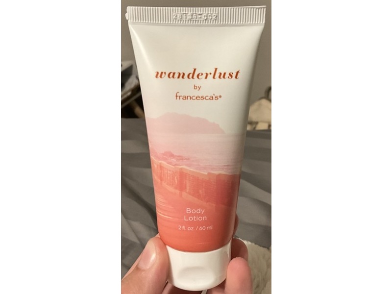 Francesca’s Body Lotion, Wanderlust, 2 fl oz/60 mL