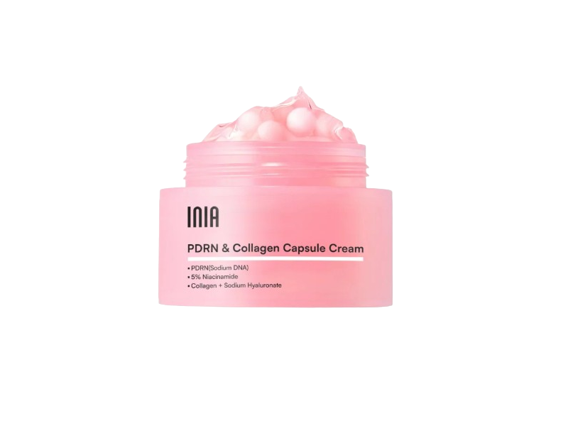 INIA PDRN & Collagen Capsule Cream, 1.76 fl oz/50 mL