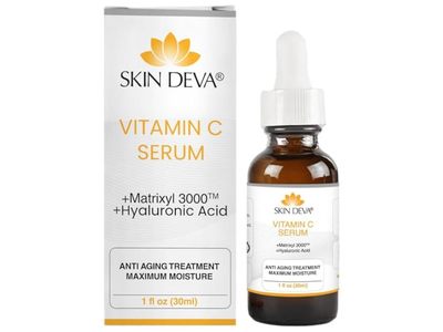 Skin Deva Serum, Vitamin C & Hyaluronic Acid, 1 fl oz/30 mL