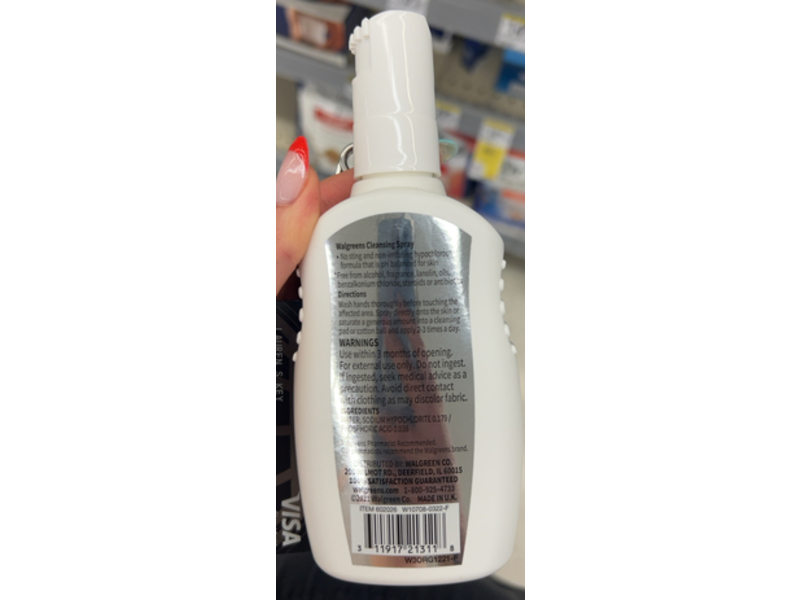Walgreens Cleansing Spray, 5 fl oz/148 mL