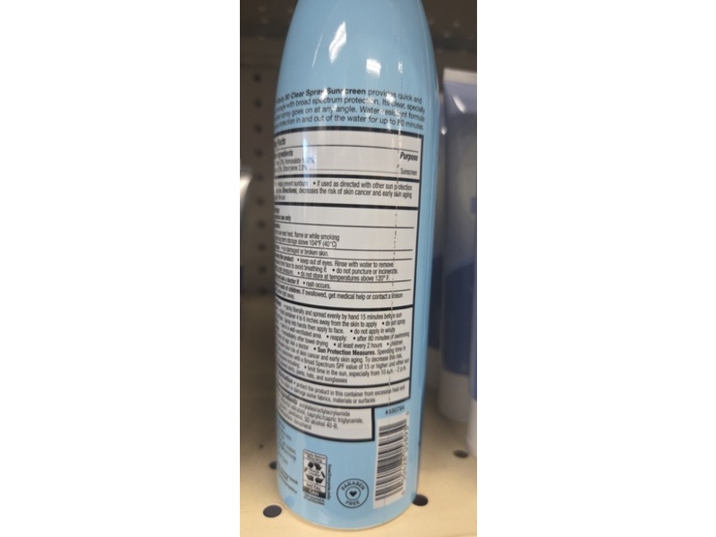CVS Clear Daily Sunscreen Spray, SPF 30, 5.5 oz/156 g