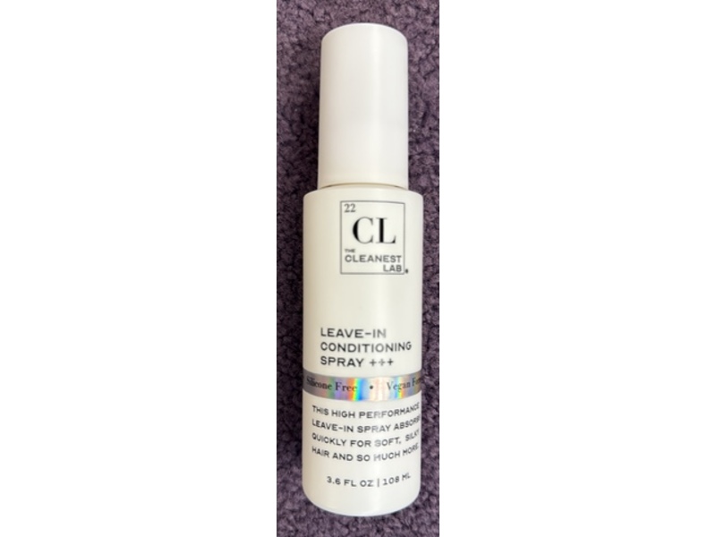 The Cleanest Lab Leave-In Conditioner Spray, 3.6 fl oz/108 mL