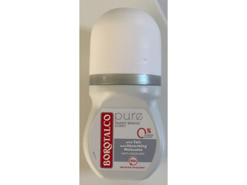 Borotalco Pure Musky Breeze Scent Deodorant, 50 mL