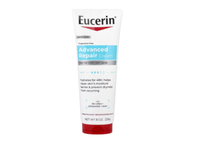 Eucerin Advanced Repair Cream, 5% Urea + Ceramide + NMF, 8 oz/226 g