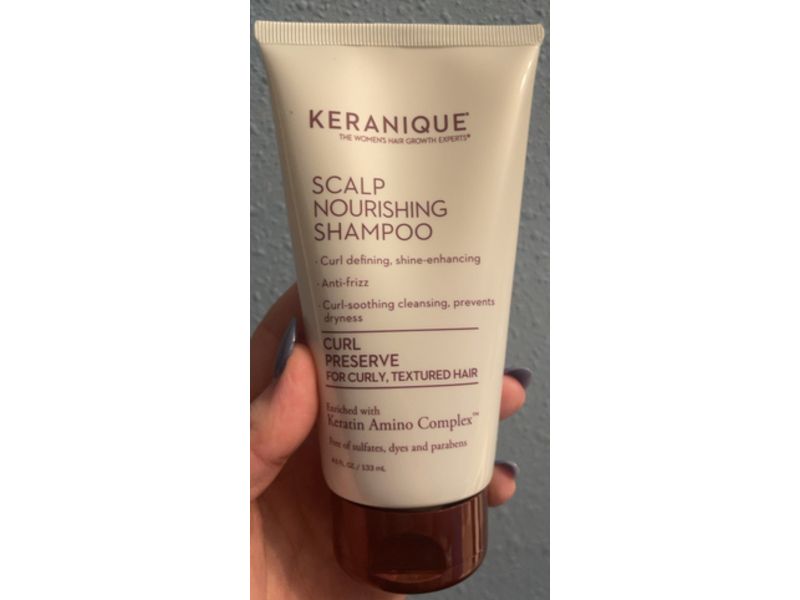 Keranique Scalp Nourishing Shampoo, Keratin Amino Complex, 4.5 fl oz/133 mL