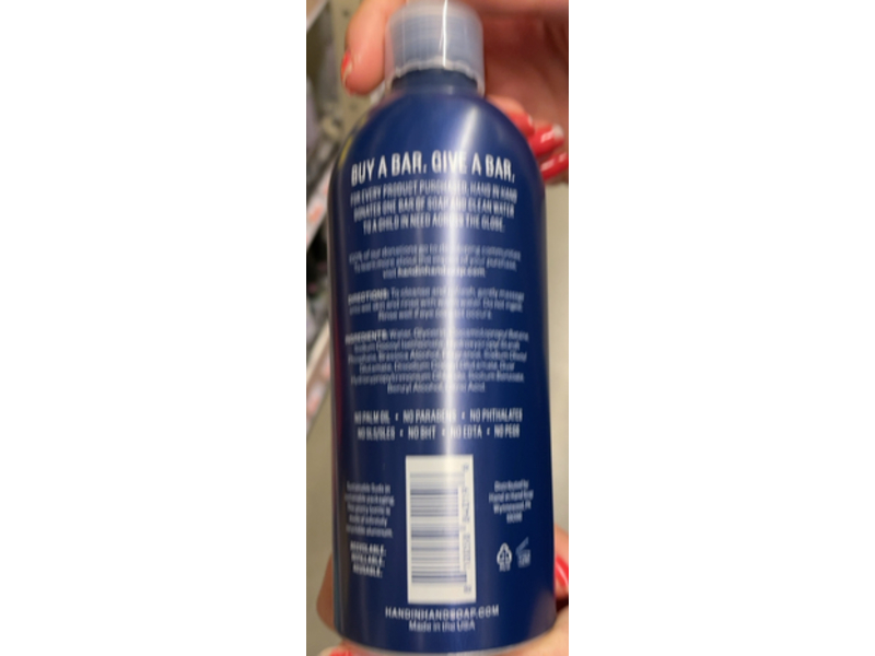 Hand In Hand Body Wash, Tangerine & lIly, 10 fl oz/296 mL