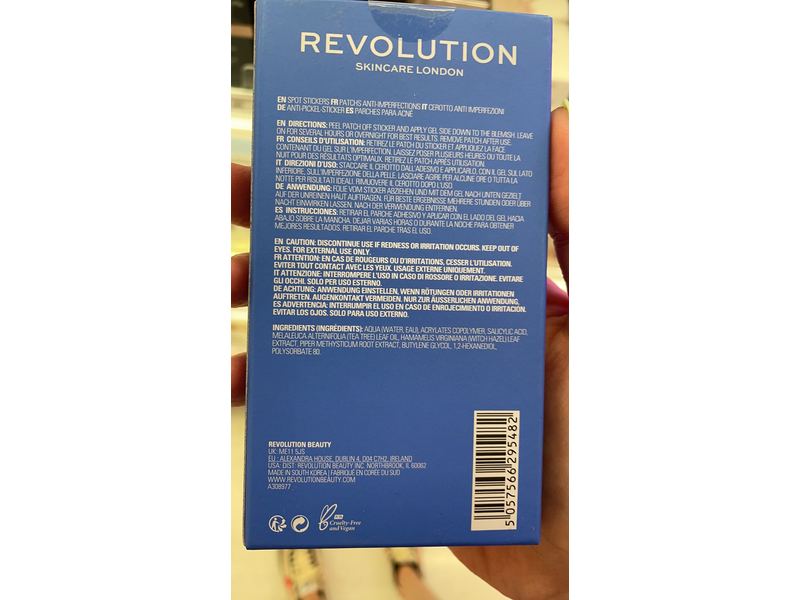 Revolution Skincare Blemish Patches, Pick-me-not, 60 Counts
