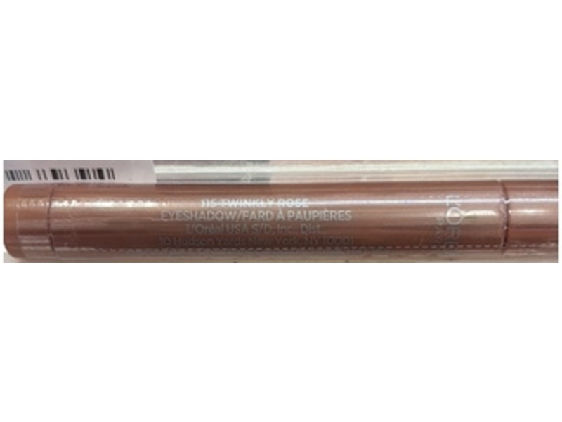 L'Oreal Paris Le Shadow Stick Eyeshadow, 115 Twinkly Rose, 0.05 oz/1.4 g