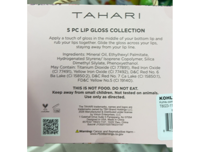 Tahari Lip Gloss Collection Set, 0.67 fl oz/20 mL