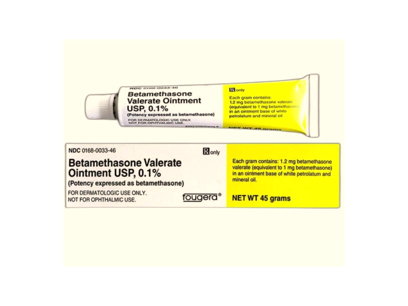 Betamethasone Valerate Ointment USP, 0.1%, 45g, Fougera, (RX)
